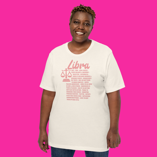 Libra Zodiac Facts Tee