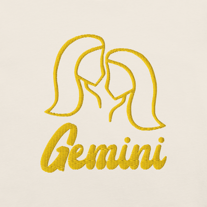 Gemini Embroidered Astrology Tee