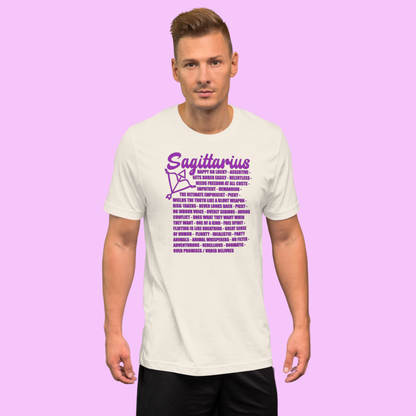 Sagittarius Zodiac Facts Tee