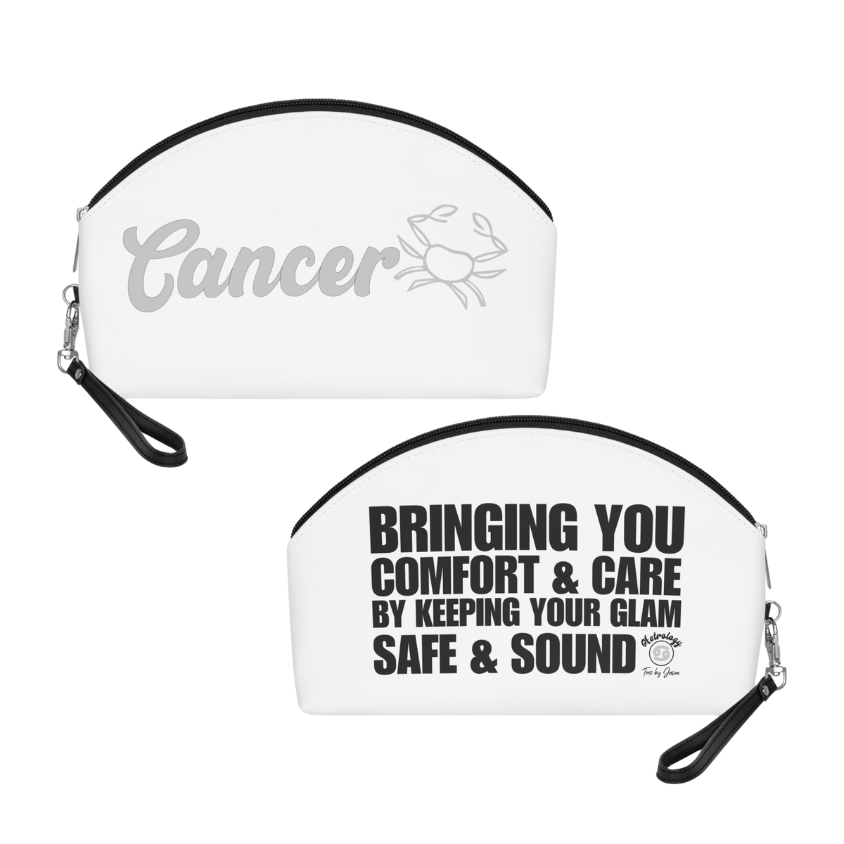 Cancer Zodiac Makeup Bag "Comfort & Care"