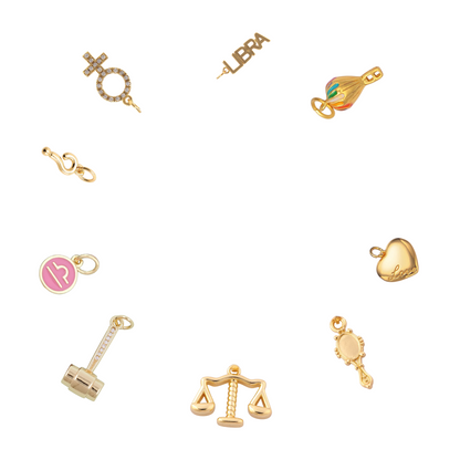 Libra Zodiac Charm Bracelet