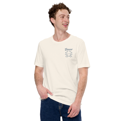 Cancer Embroidered Astrology Tee