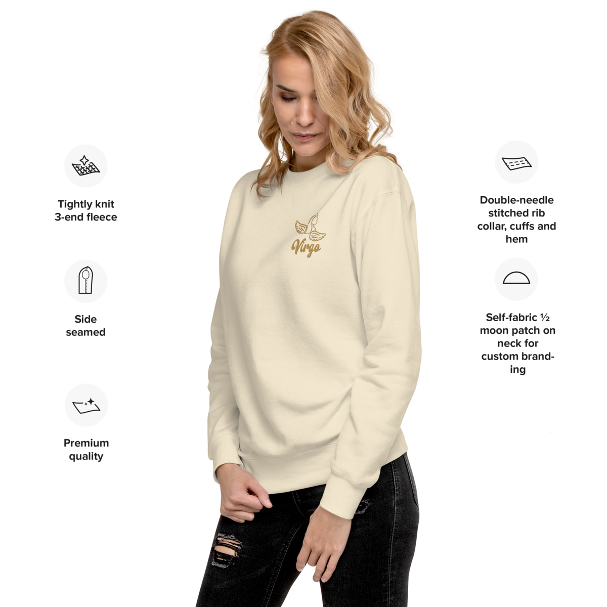 Virgo Embroidered Sweatshirt