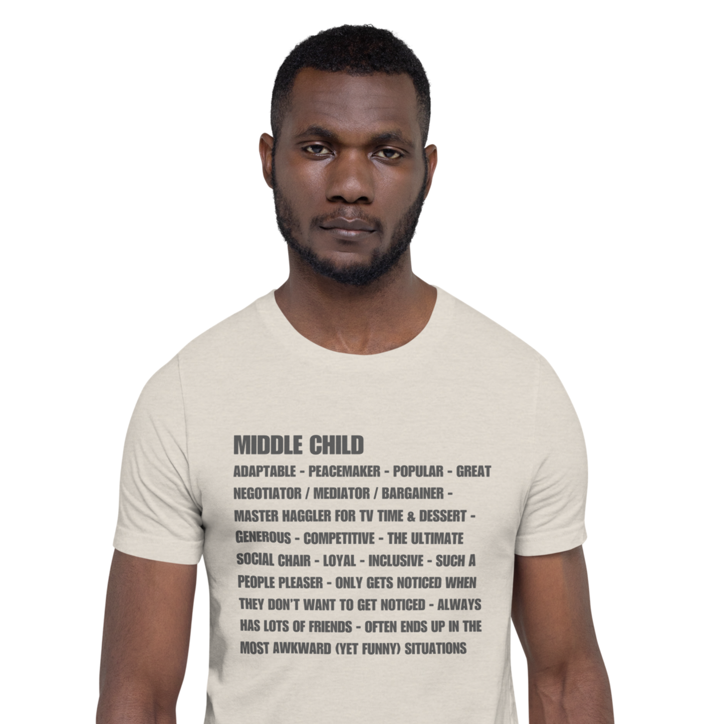 Middle Child Sibling Rivalry Graphic Tee