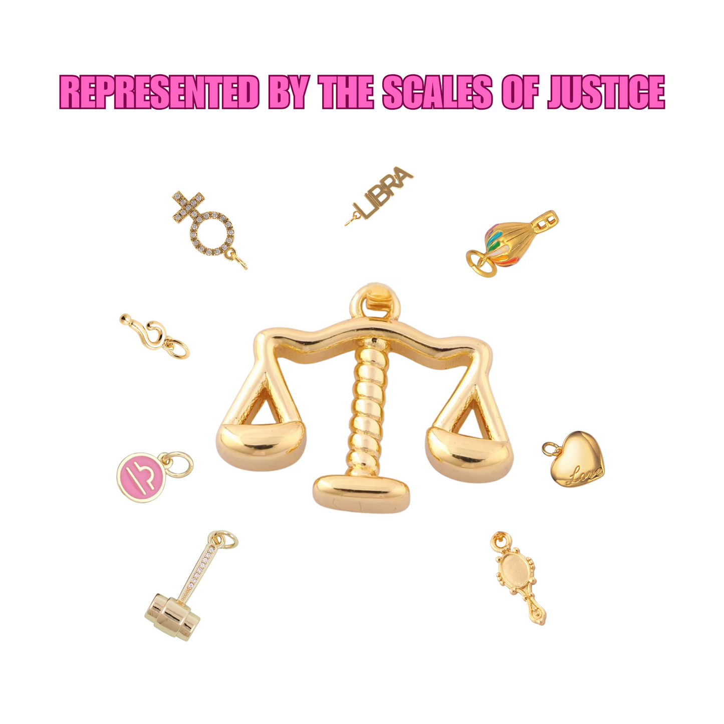 Libra Zodiac Charm Bracelet