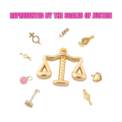 Libra Zodiac Charm Bracelet