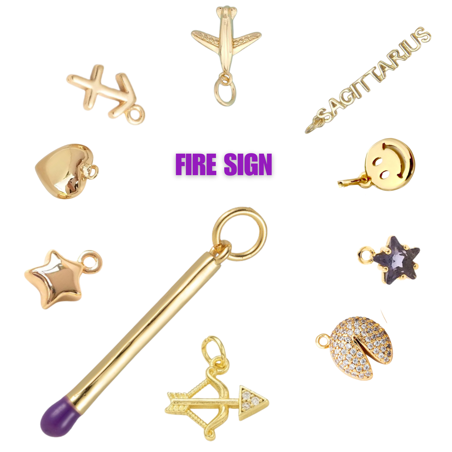 Sagittarius Zodiac Charm Bracelet