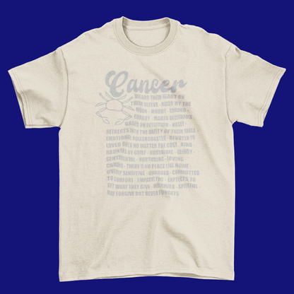 Cancer Zodiac Facts Tee
