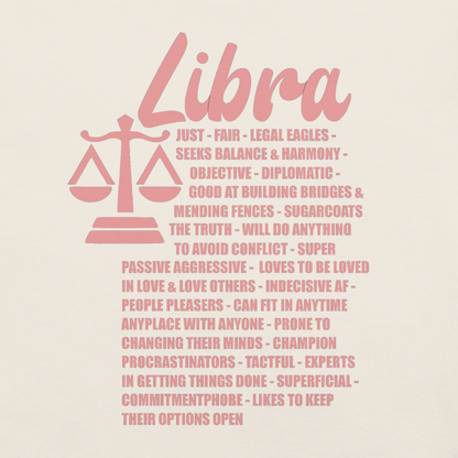 Libra Zodiac Facts Tee