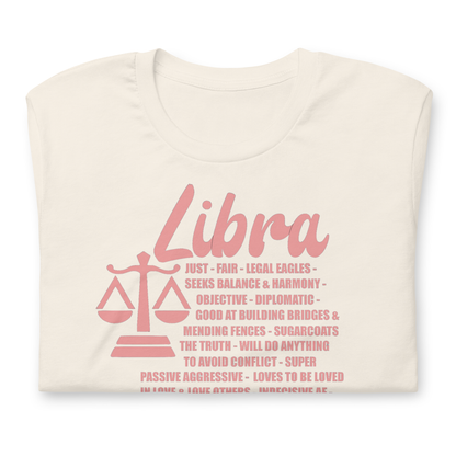 Libra Zodiac Facts Tee