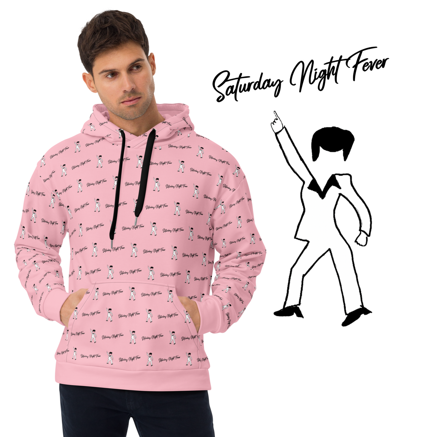 Saturday Night Fever Inspired Hoodie