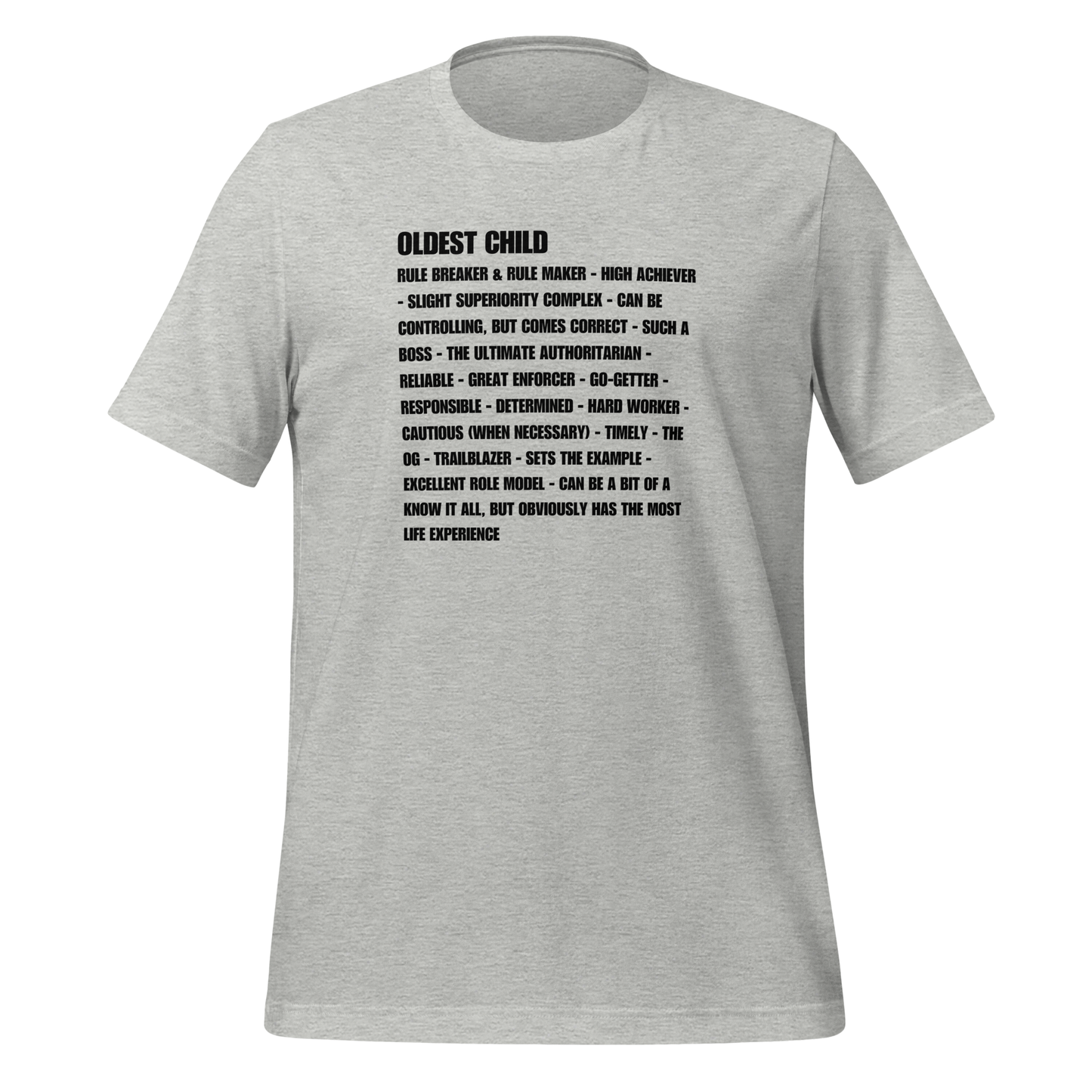 Oldest Child Sibling Rivalry Graphic Tee