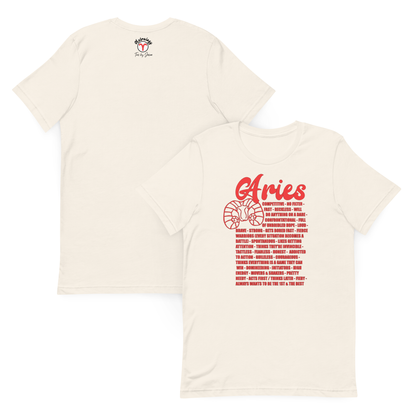 Aries Zodiac Facts Tee