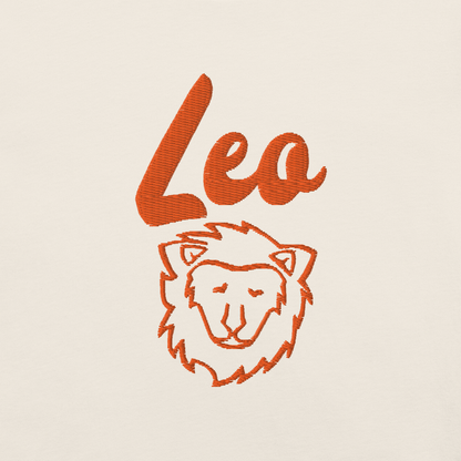 Leo Embroidered Astrology Tee
