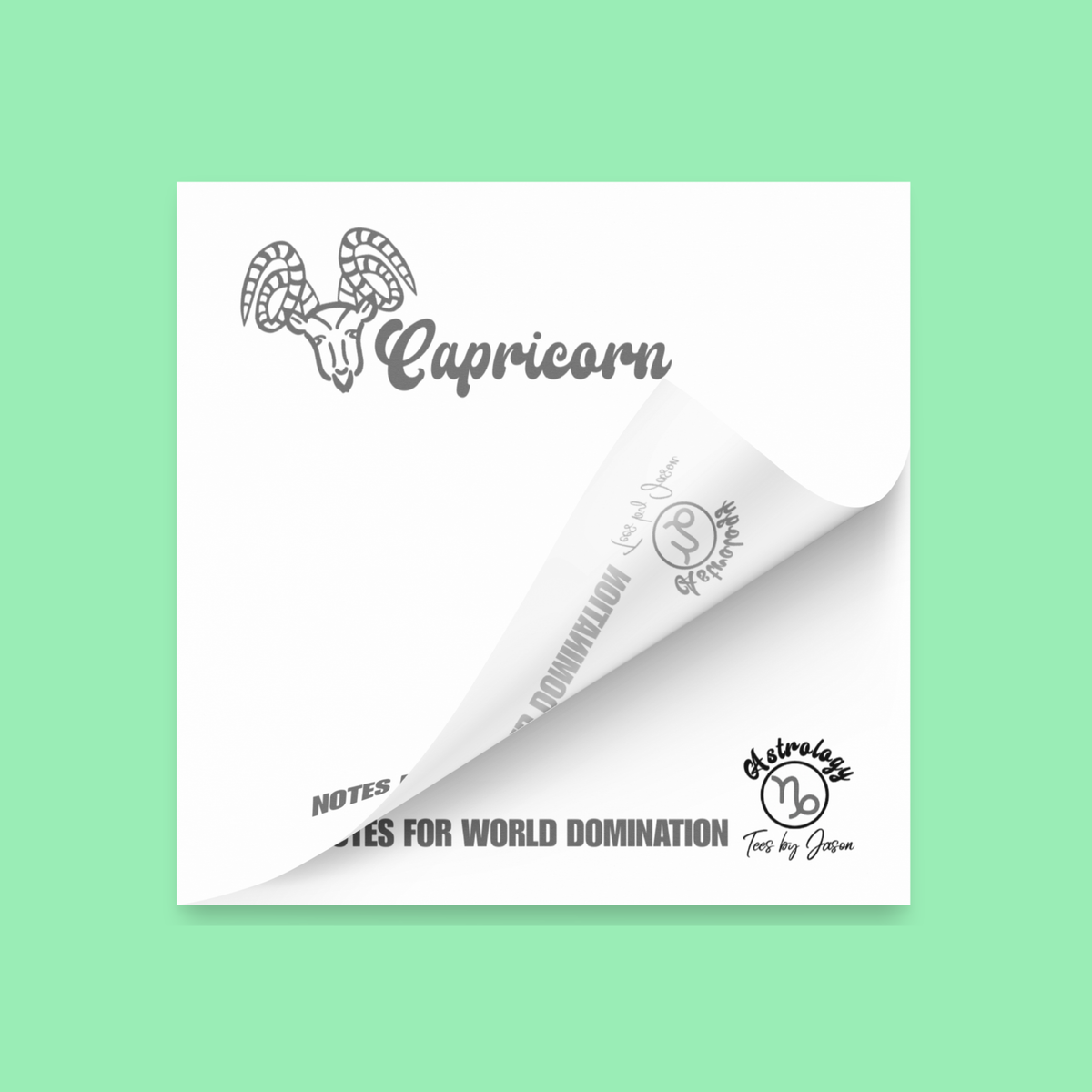 Capricorn Sticky Notes