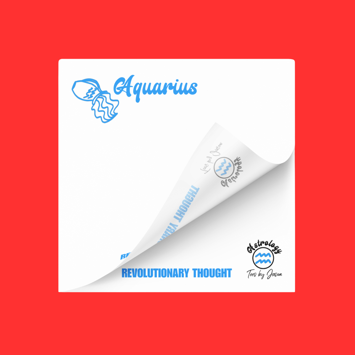 Aquarius Sticky Notes