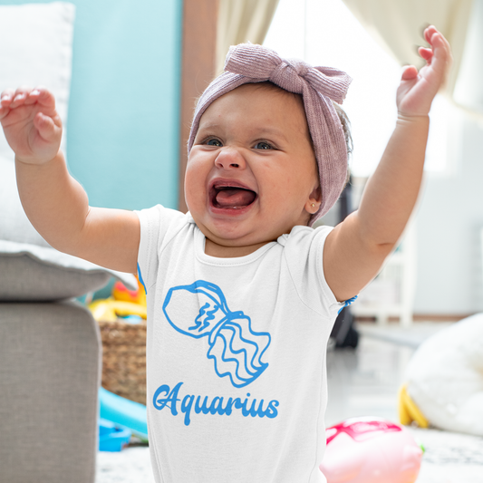 Aquarius Waterbearer Baby Onesie