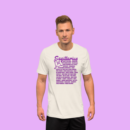 Sagittarius Zodiac Facts Tee