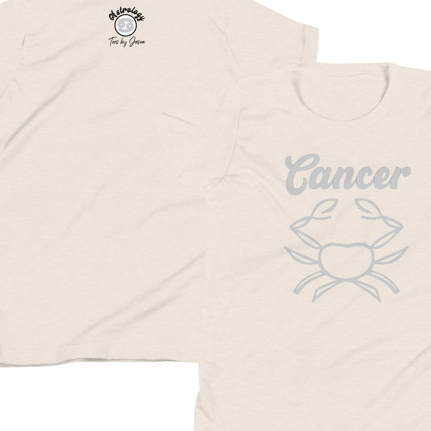 Cancer Crab Kids Tee