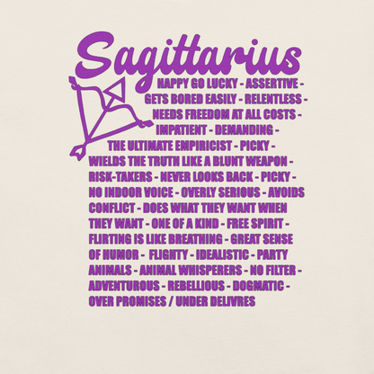 Sagittarius Zodiac Facts Tee