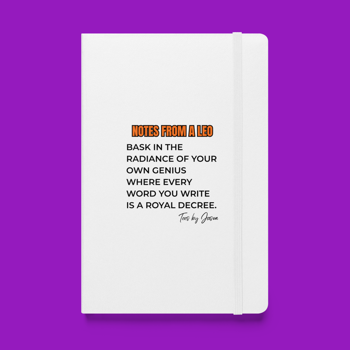 Leo Zodiac Notebook