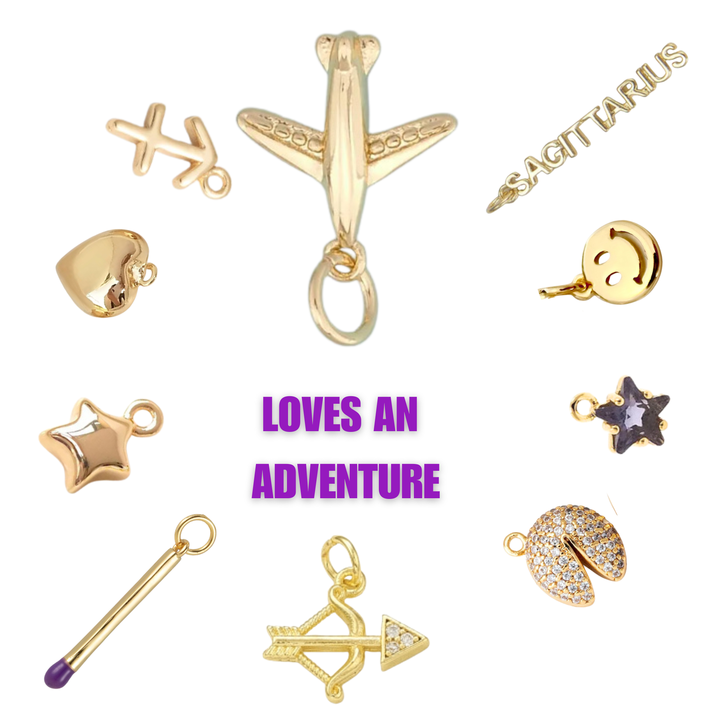 Sagittarius Zodiac Charm Bracelet