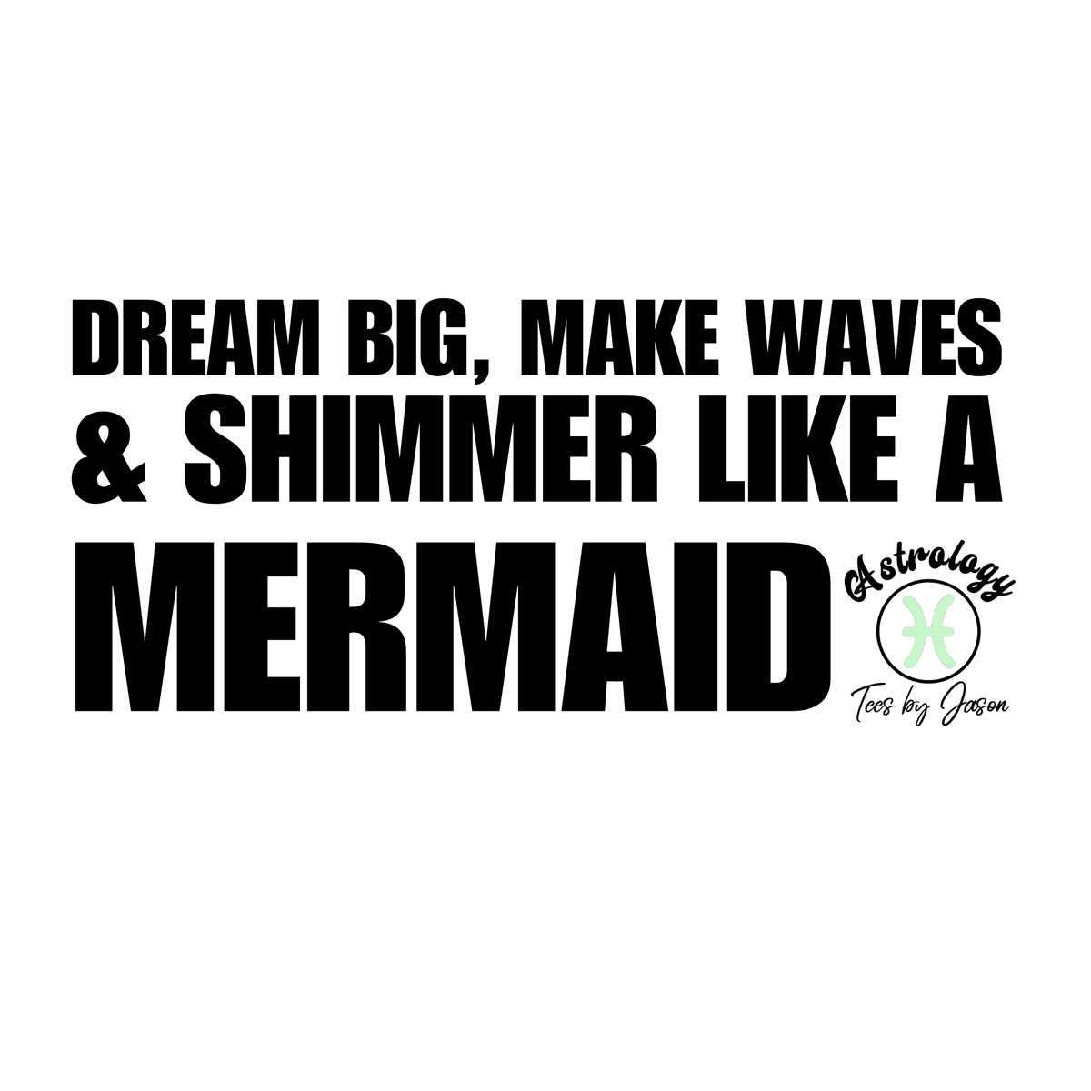 Pisces Zodiac Makeup Bag "Shimmer Like a Mermaid"