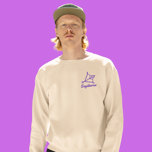 Sagittarius Embroidered Sweatshirt
