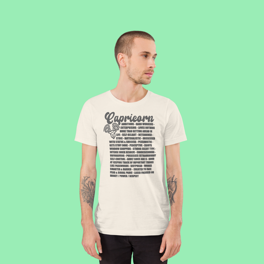 Capricorn Zodiac Facts Tee