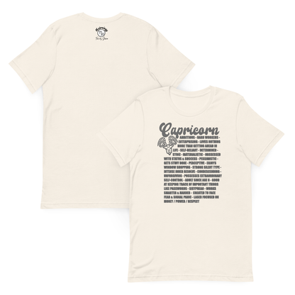 Capricorn Zodiac Facts Tee