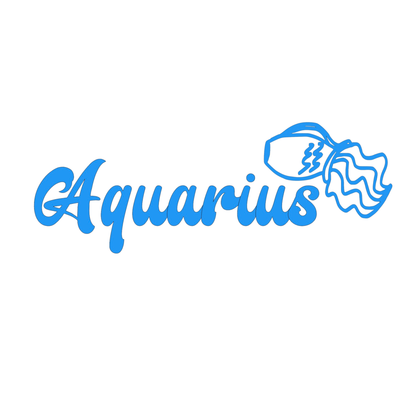 Aquarius Zodiac Makeup Bag "One of a Kind"