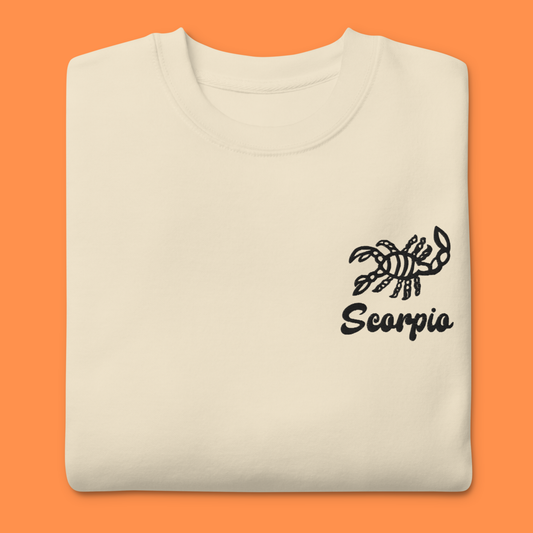 Scorpio Embroidered Sweatshirt