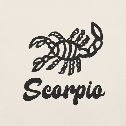 Scorpio Embroidered Astrology Tee