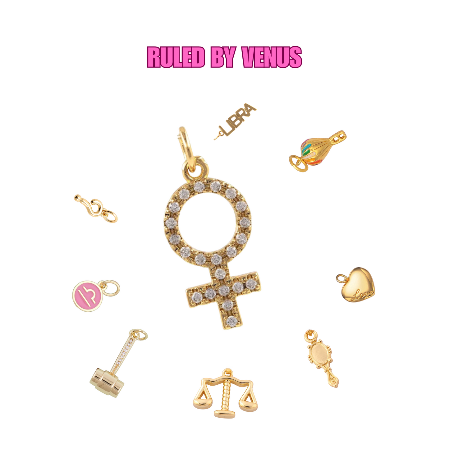 Libra Zodiac Charm Bracelet