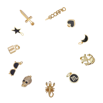 Scorpio Zodiac Charm Bracelet