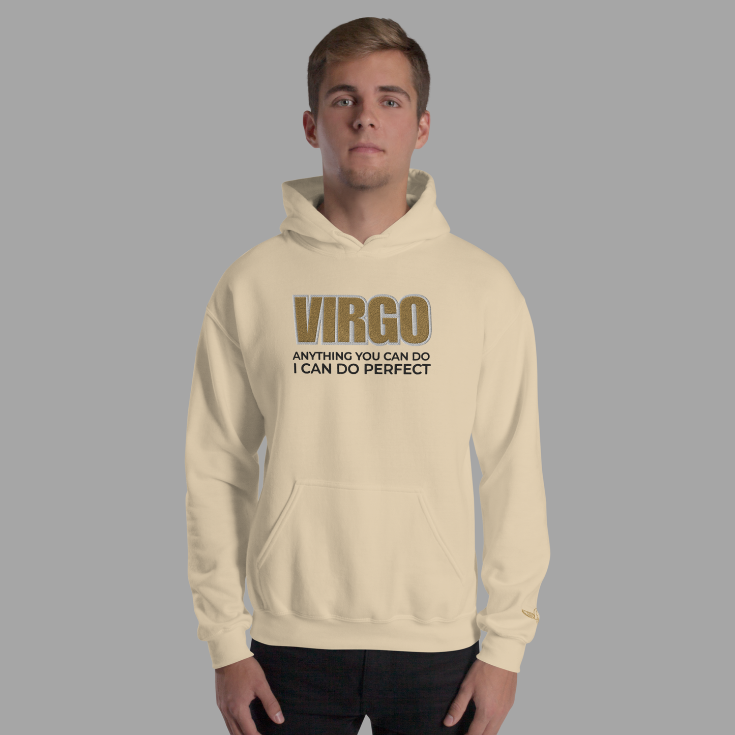 Virgo Embroidered Hoodie