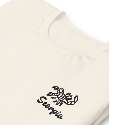 Scorpio Embroidered Astrology Tee