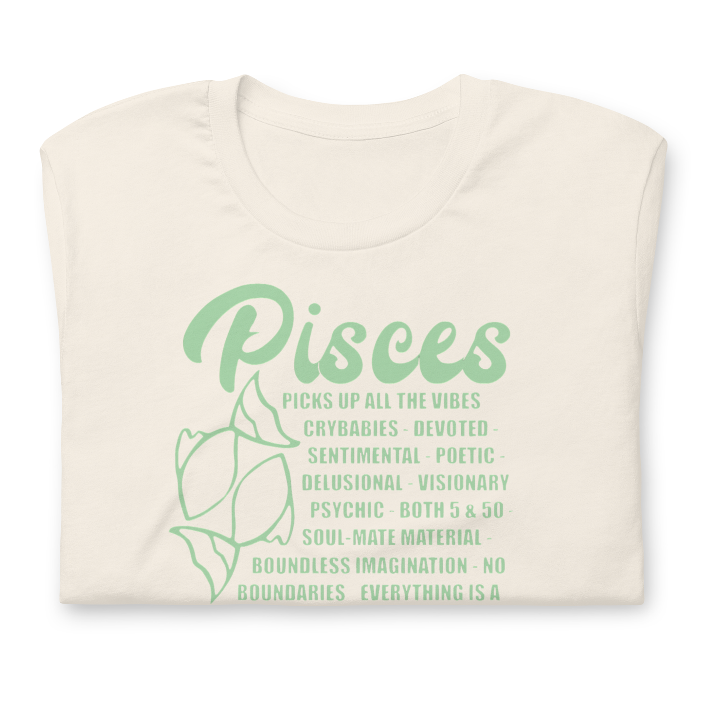 Pisces Zodiac Facts Tee