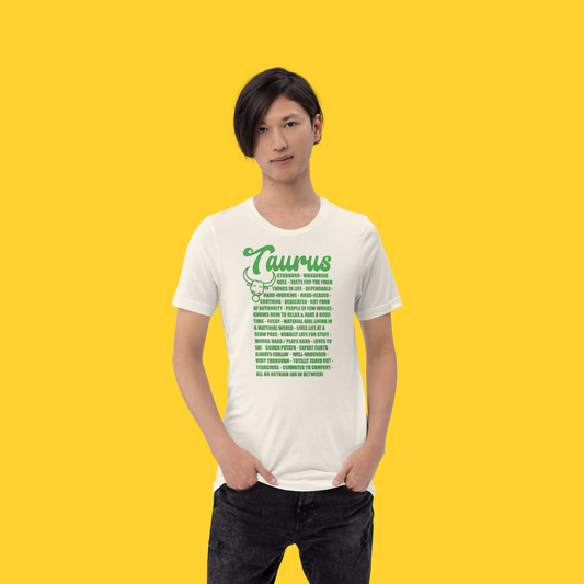 Taurus Zodiac Facts Tee