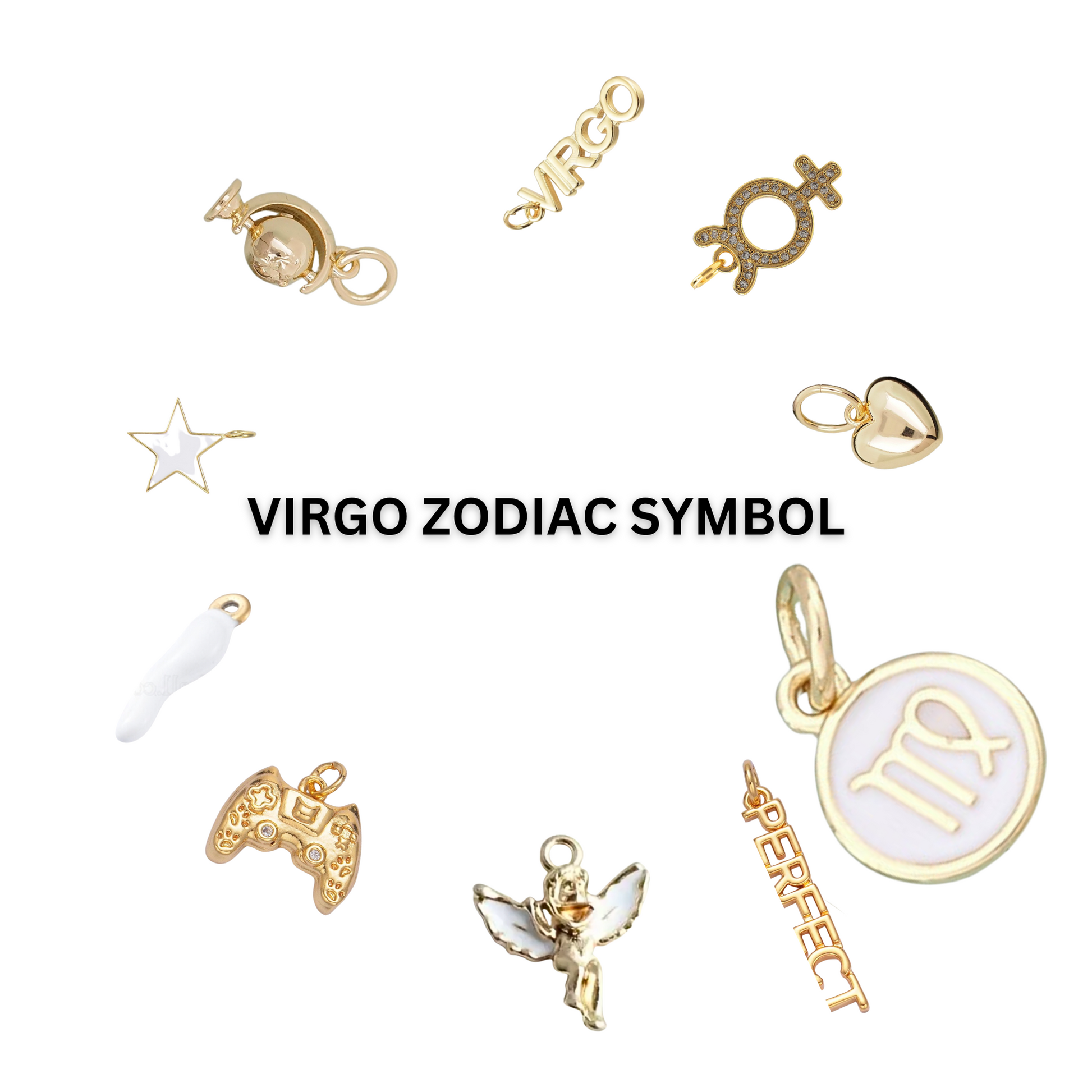 virgo zodiac charm