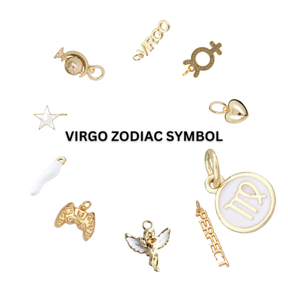 virgo zodiac charm