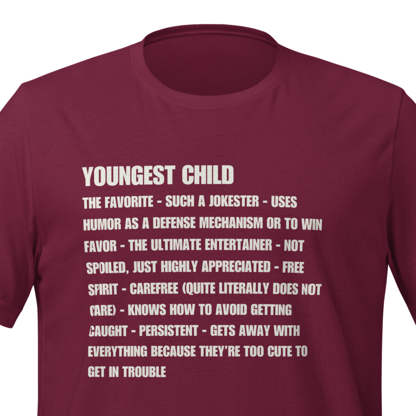 Youngest Child Sibling Rivalry Graphic Tee