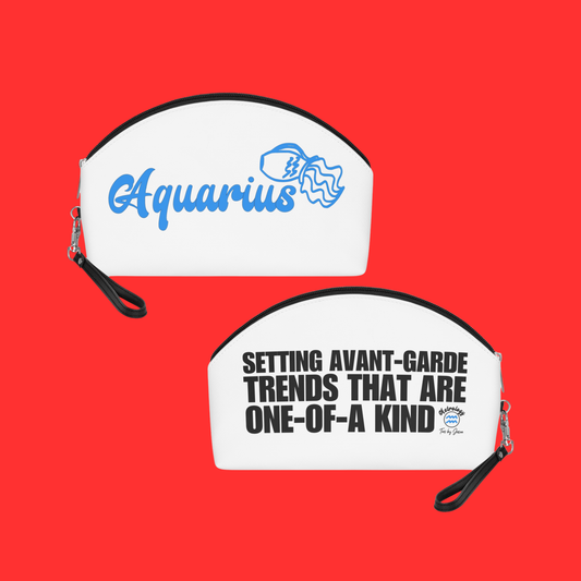 Aquarius Zodiac Makeup Bag "One of a Kind"