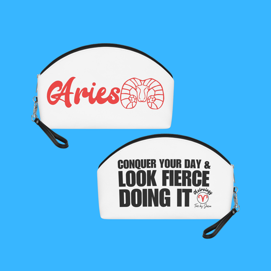 Aries Makeup Bag - "Look Fierce"