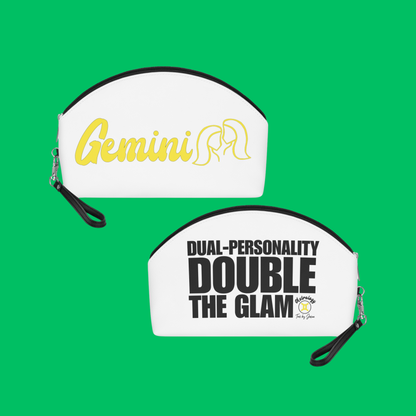 Gemini Zodiac Makeup Bag "Double the Glam"