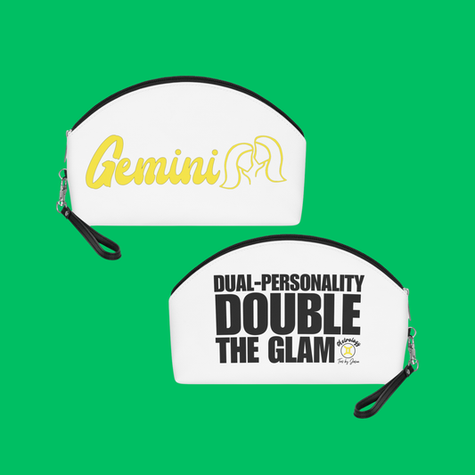 Gemini Zodiac Makeup Bag "Double the Glam"
