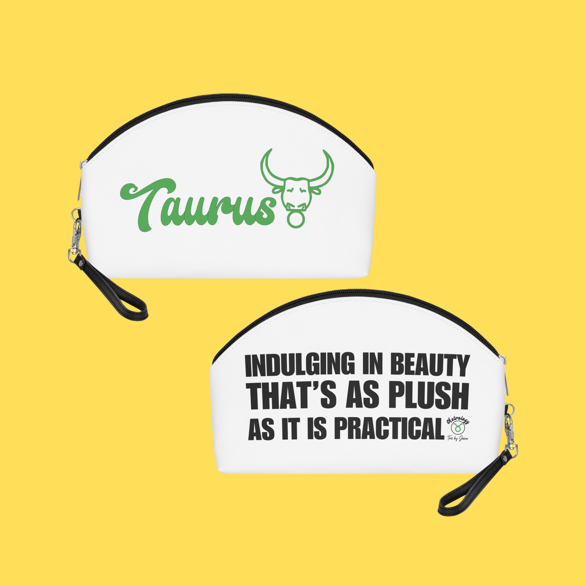 Taurus Zodiac Makeup Bag "Plush & Practical"