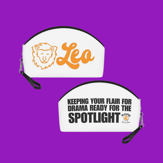 Leo Zodiac Makeup Bag "Ready for the Spotlight"