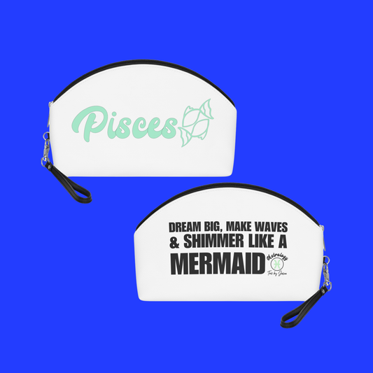 Pisces Zodiac Makeup Bag "Shimmer Like a Mermaid"