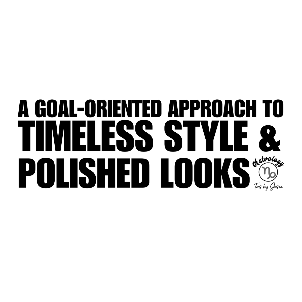 Capricorn Zodiac Makeup Bag "Timeless & Polished"